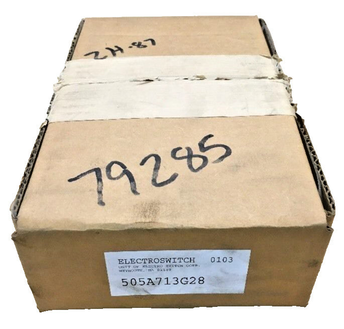 ELECTROSWITCH 505A713G28 Ground Switch Control W/ Lockout *NIB*