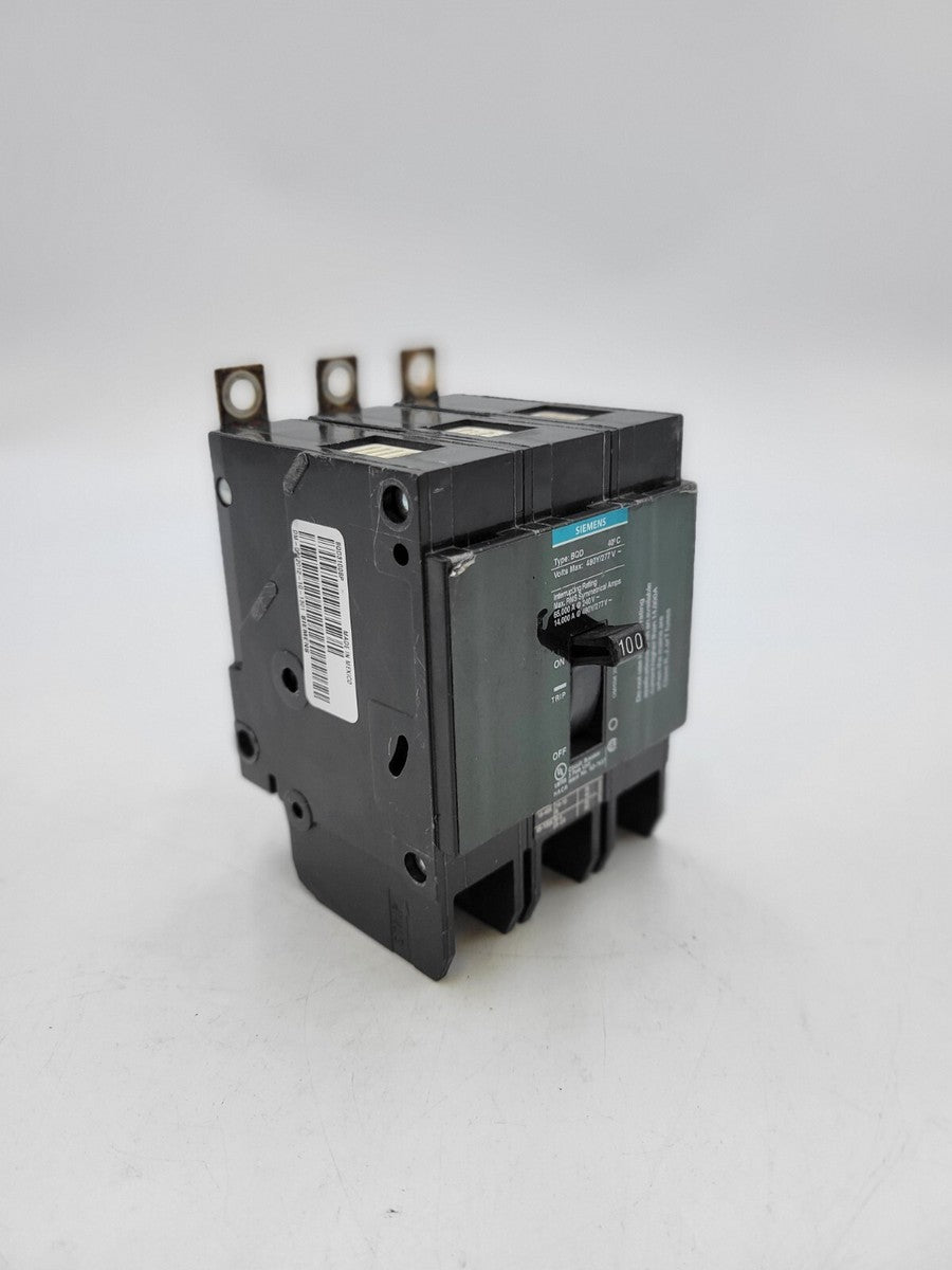 Siemens BQD3100BP Bolt-On Circuit Breaker 100A 480Y/277V 3P 3PH BQD 100 AMP NOS