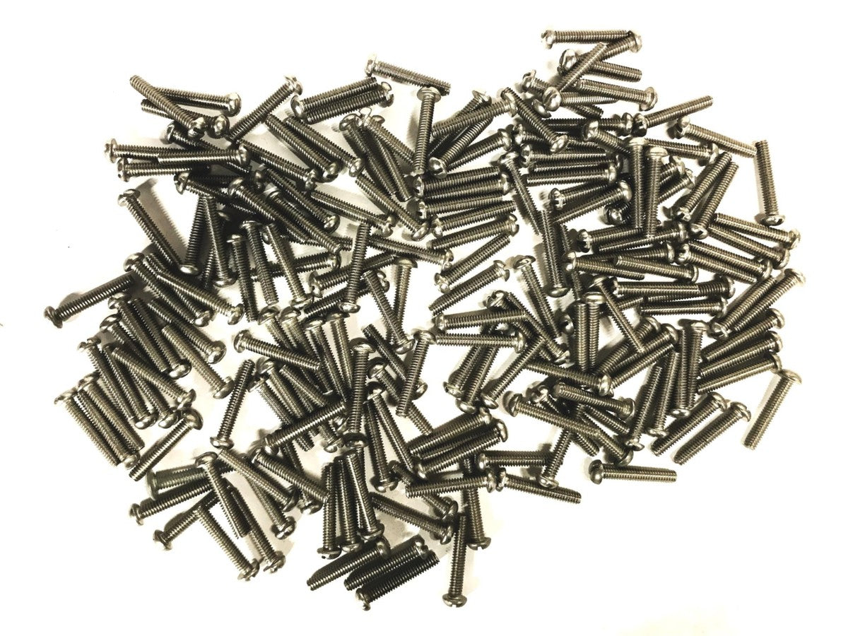 Unbranded 1/4-20 x 1-1/2 inch Round Head Slotted Machine Screw [Lot of 185] NOS
