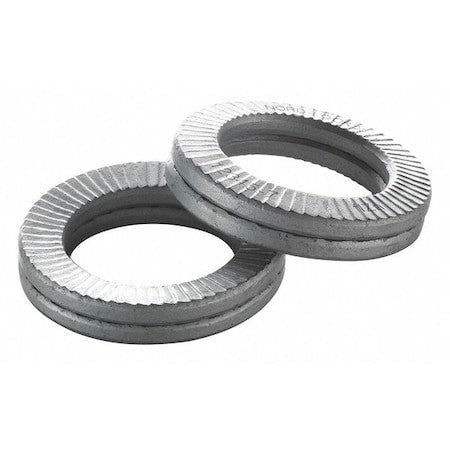Nord-Lock 2403 Wedge Lock Washer, For Screw Size 3/4 In Steel, Zinc Plated