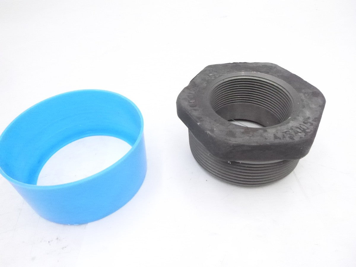 3" Male NPT x 2" Female Carbon Steel A105 Reducing Hex Bushing