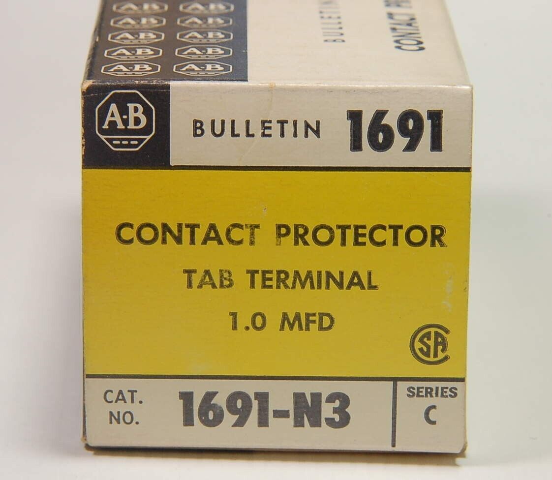 Allen Bradley 1691-N3 Time Surge Suppressor 120VAC/150VDC, 1uF,  220 Ohms, New