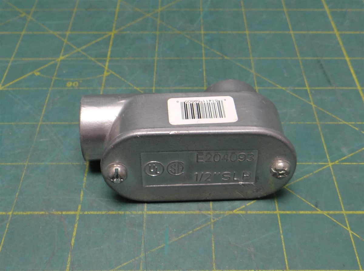1/2" Halex Rigid Aluminum Service Entrance Ell 3.5" Long 1-3/8" Wide 2-7/8" High