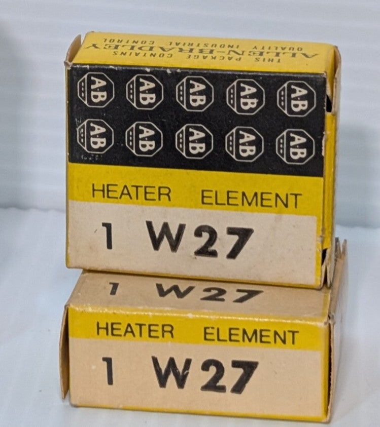 Lot of 2 Allen Bradley W27 Thermal Overload Heater Elements New In Box