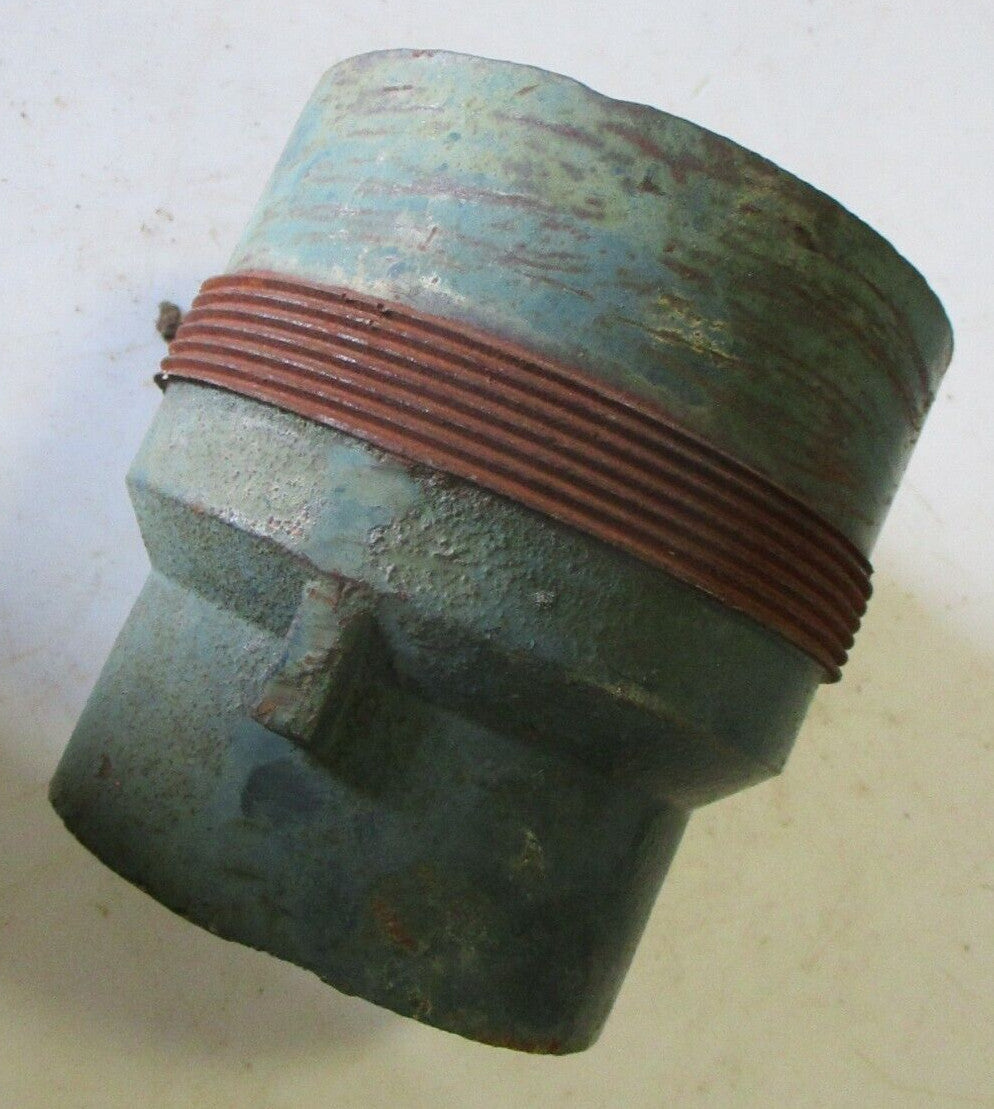 JOSAM 55004-2 Kleenatron II Cast Iron Floor Cleanout Body w/ Internal ABS Plug