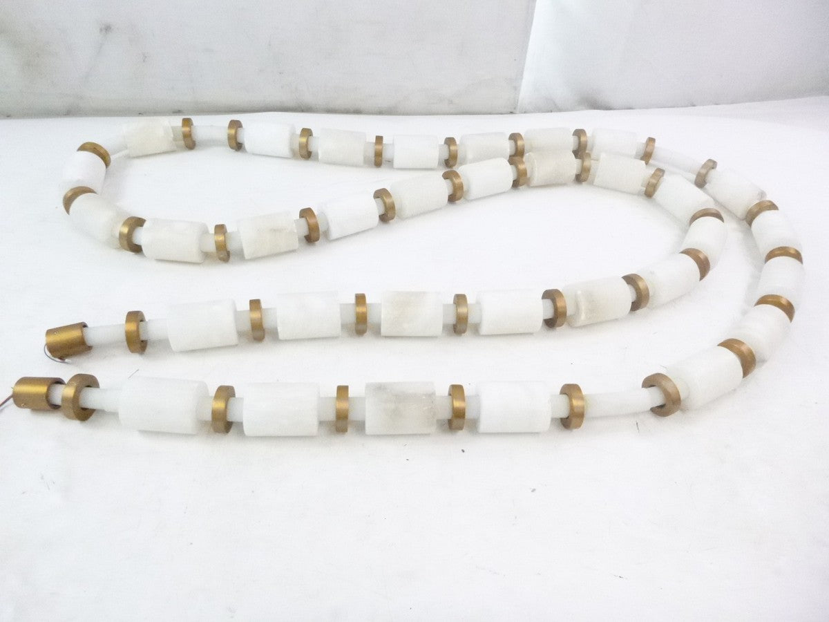 Entice 33 Light 181" LED Multi Light Pendant Alabaster 3" Gap 3/4" Collar 1/2