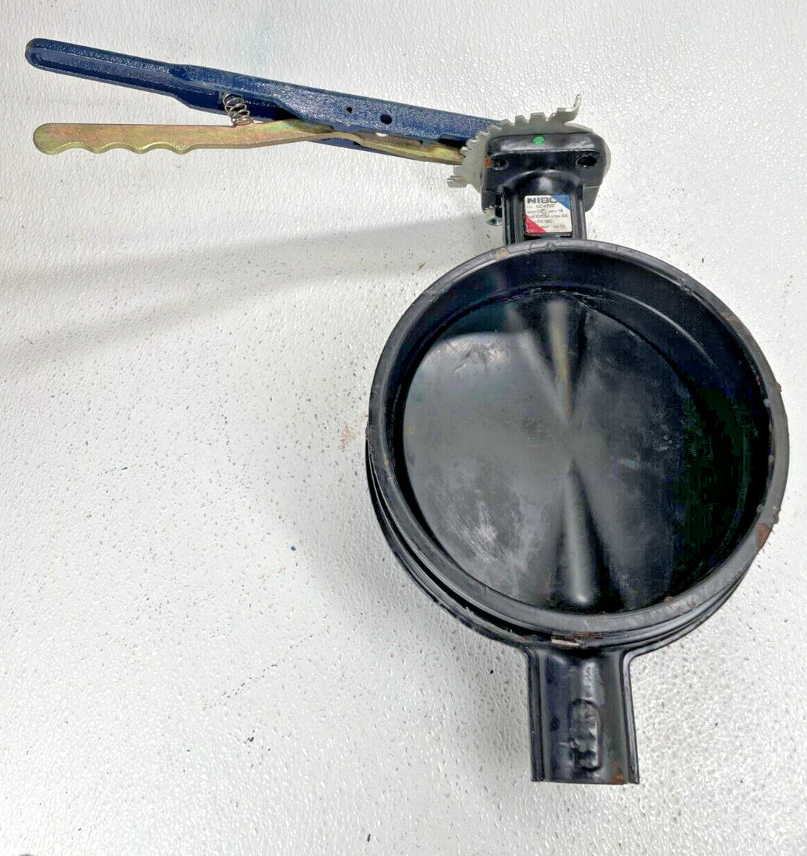 Grooved End Butterfly Valve Epoxy Coated 8" 300 psi WOG w/ 10-Position Lever