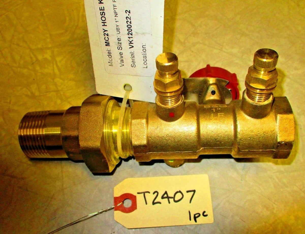 Circuit Setter Valve | BELL & GOSSETT MC2Y | 1" FNPT x MNPT | Brass | 4.4 GPM