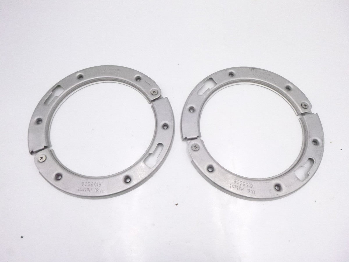 2 Pack Wal-Rich 1354500 Two-Piece Toilet Flange Repair Ring