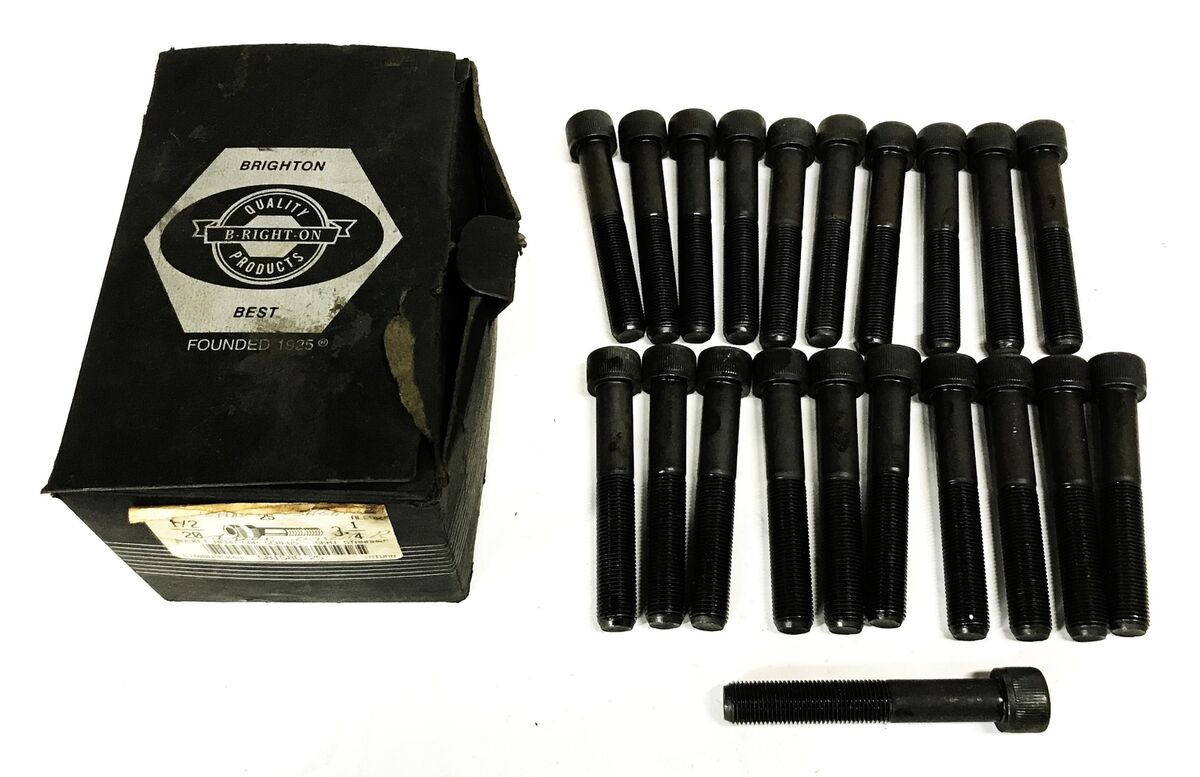Brighton-Best 1/2-20 X 3-1/4 Socket Head Cap Screws 581586-25 [Lot of 21] NOS