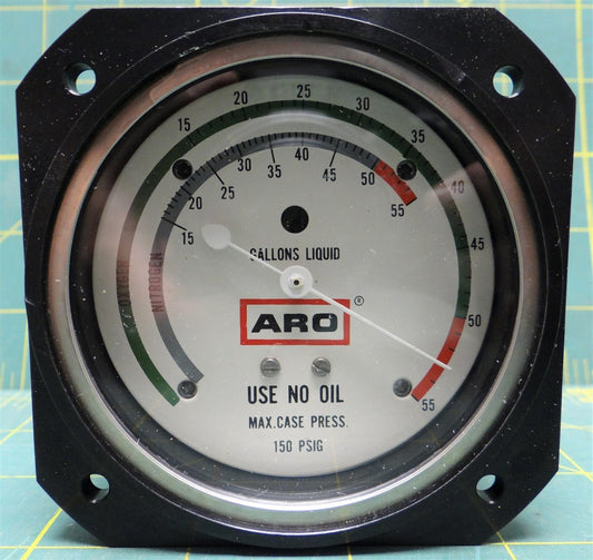 *For Parts* Oxygen Nitrogen Differential Gauge 150 PSIG NSN 6685-00-063-3657