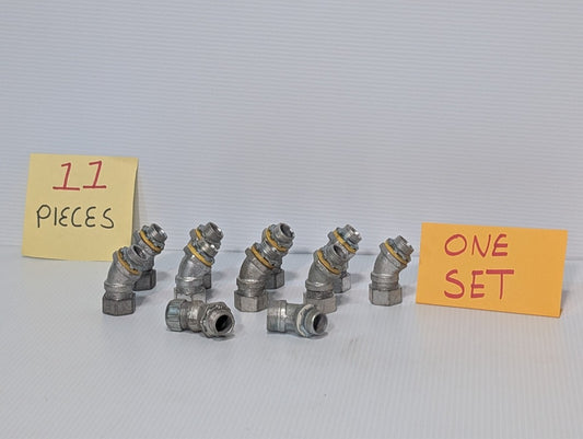 (11) Cooper Crouse-Hinds LT3845 45 Degree Liquidtight Angle Connectors
