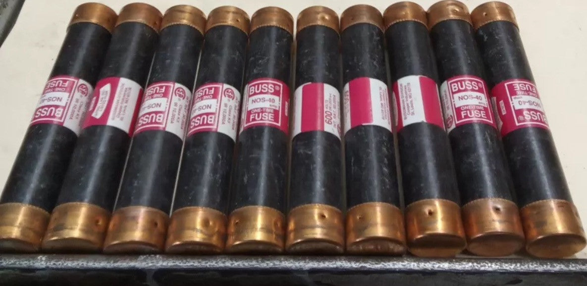 *QTY 10* BUSS NOS-40 ONE-TIME FUSE. FREE SHIPPING!        Z1