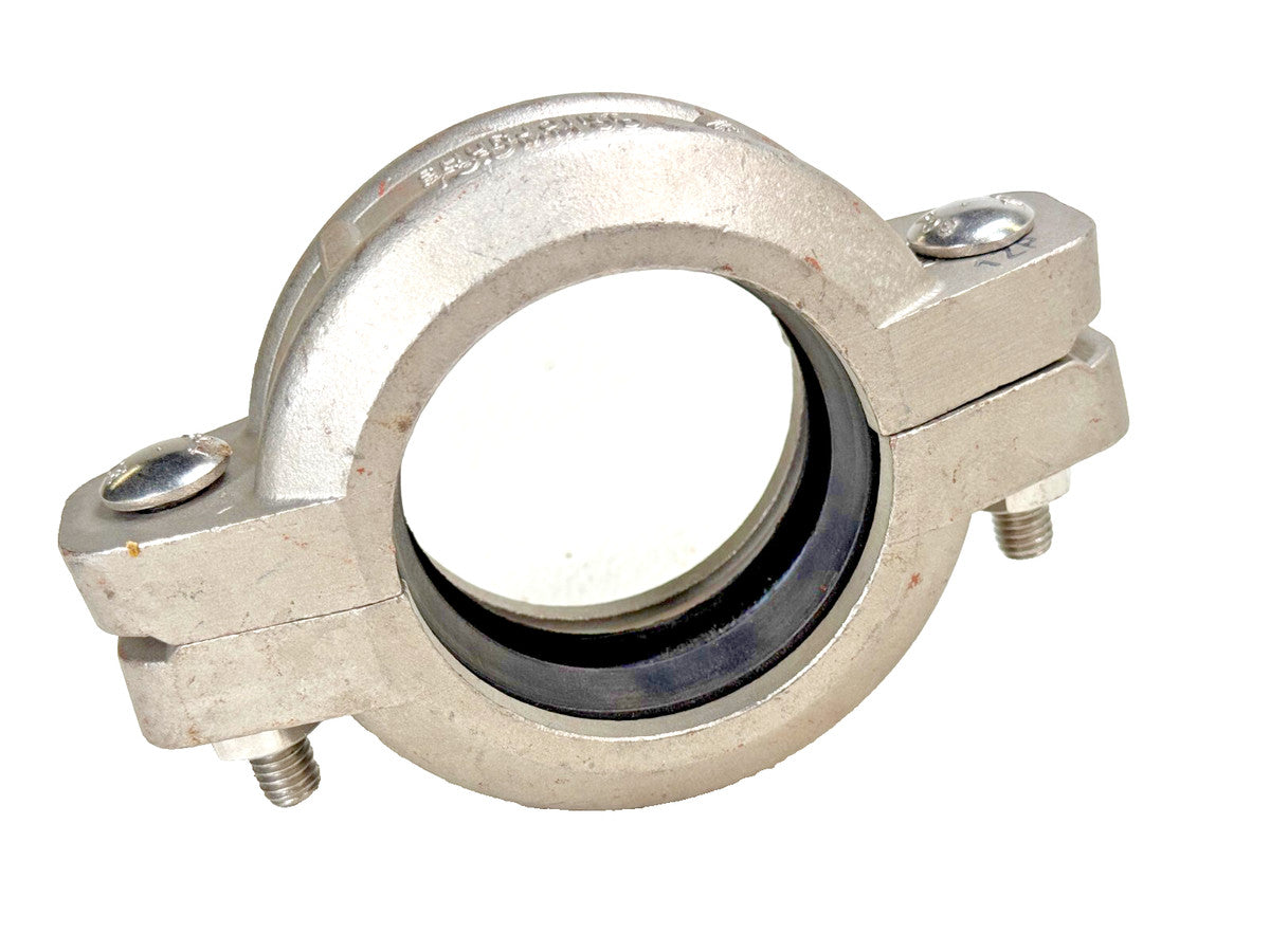 2-1/2" SHURJOINT Style SS-8 Stainless Steel Flexible Grooved Coupling Fitting