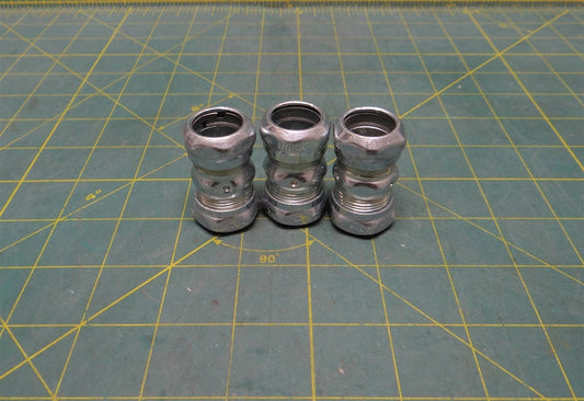 (3) 1/2" Crouse Hinds 660S Thin Wall EMT Conduit Compression Couplings