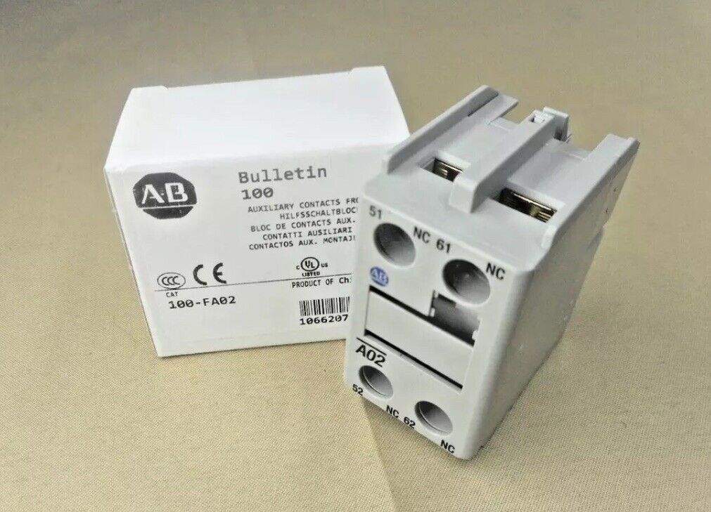 Allen Bradley 100-FA02 auxiliary contact (NIB).       AB