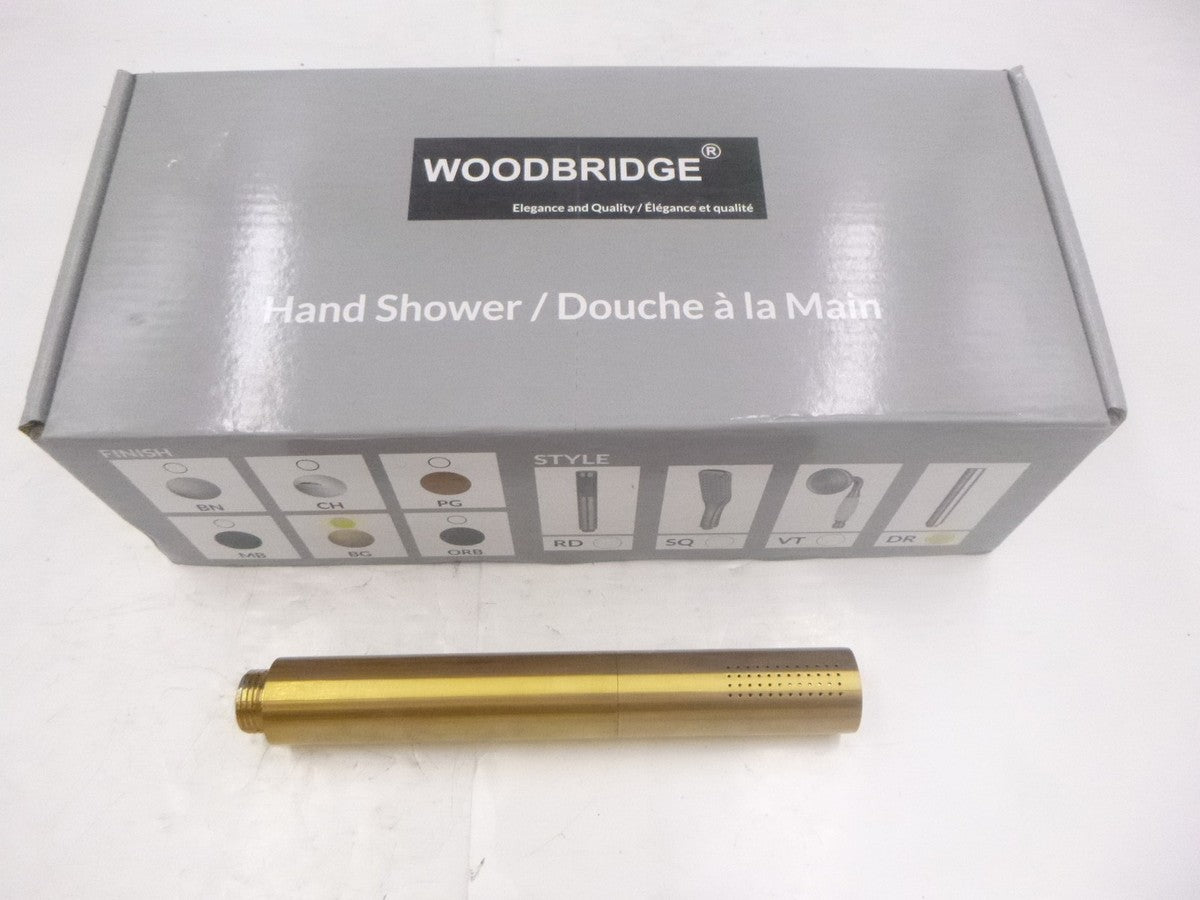 Woodbridge Single Handle Tub Filler Hand Shower F0007BGDR Brushed Gold
