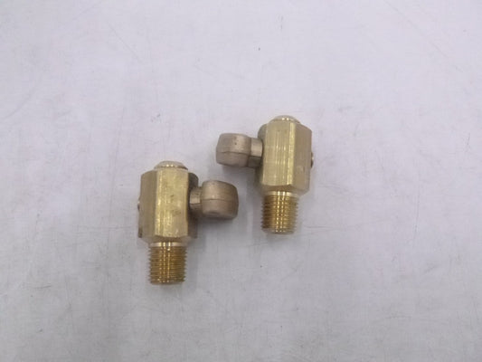 2 Pack 1/4" Brass Drain Cock