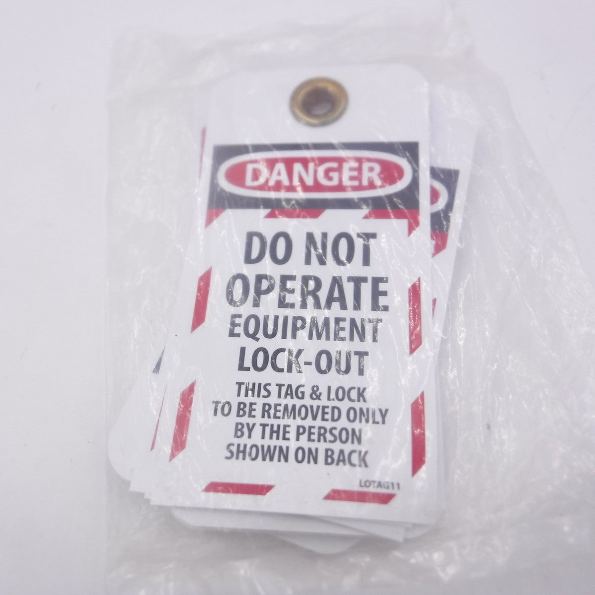 10 Pack DO NOT OPERATE Lock-Out Tags LOTAG11