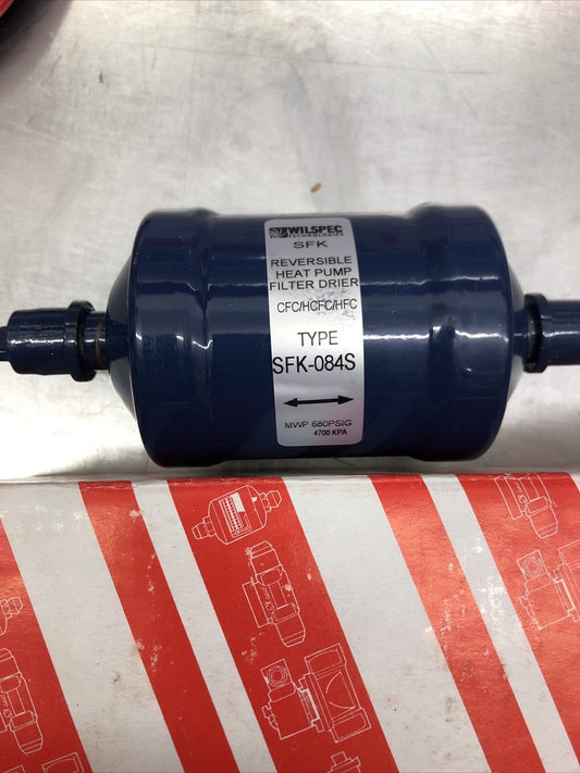 (Lot Of 2) WILSPEC LIQUID LINE FILTER-DRIER SFK-084S INLET / OUTLET 1/2" ODF NEW
