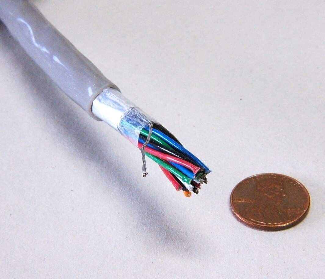 Habia  Multi-Conductor Cable NEC 725-2b, Plenum. 22-20C, 150 C FEP, 50 Feet New