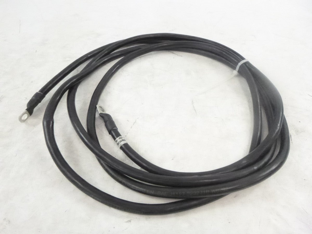 13' Phillips 2AWG Black Battery Cable Solar SAE J1127  2 GA With 3/8" Lugs