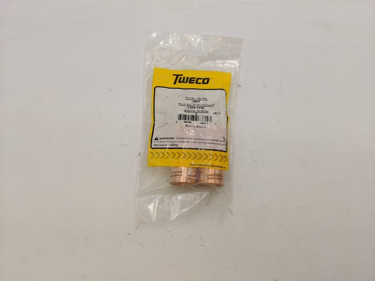 2 Piece Tweco 36CT Standard Nozzle insulator 1360-1400 Welding Equipment Supply