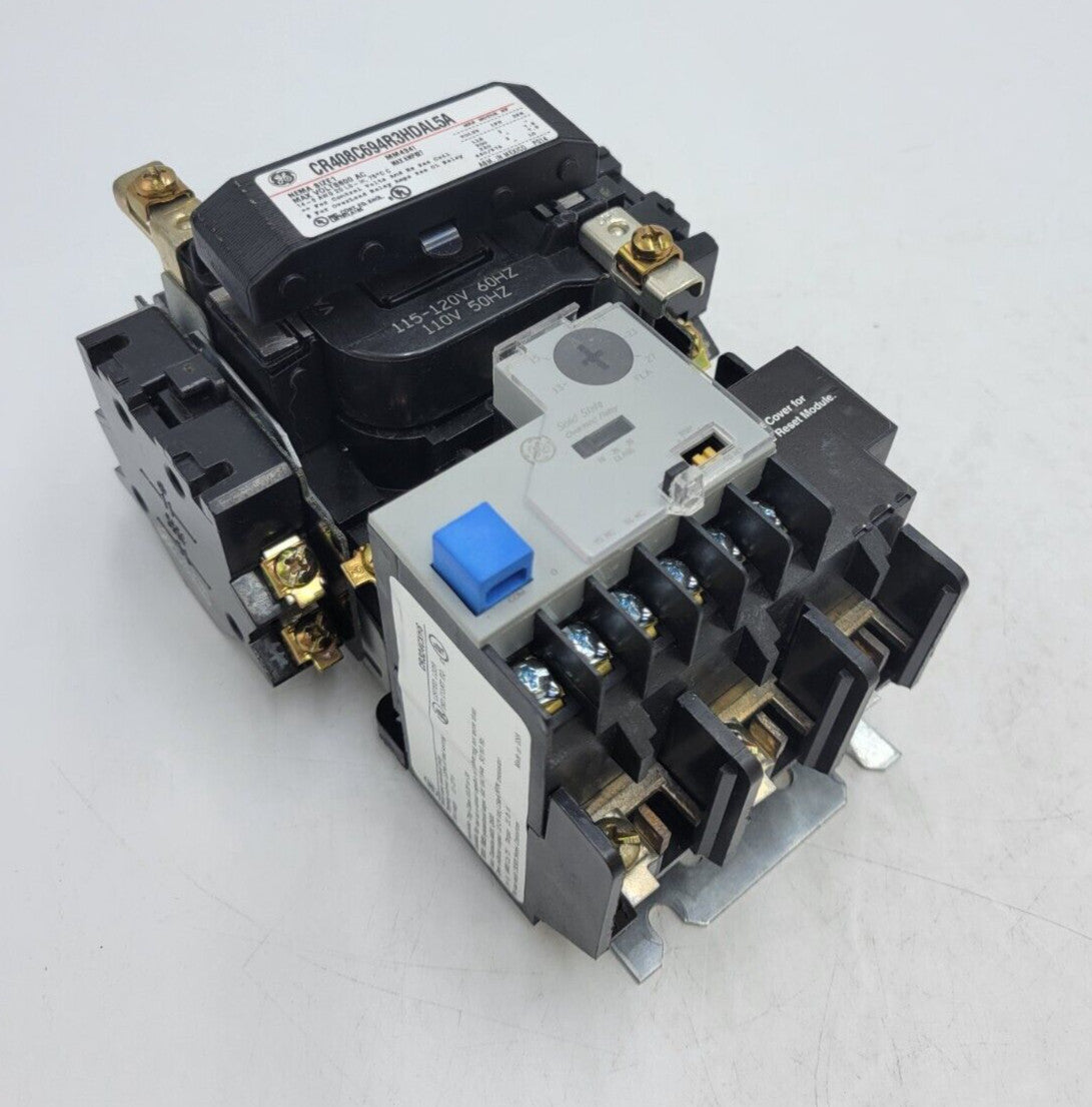 GE CR408C694R3HDAL5A Starter 600V 27 Amp Coil 110V-115/120V 50/60HZ CR324CXHS