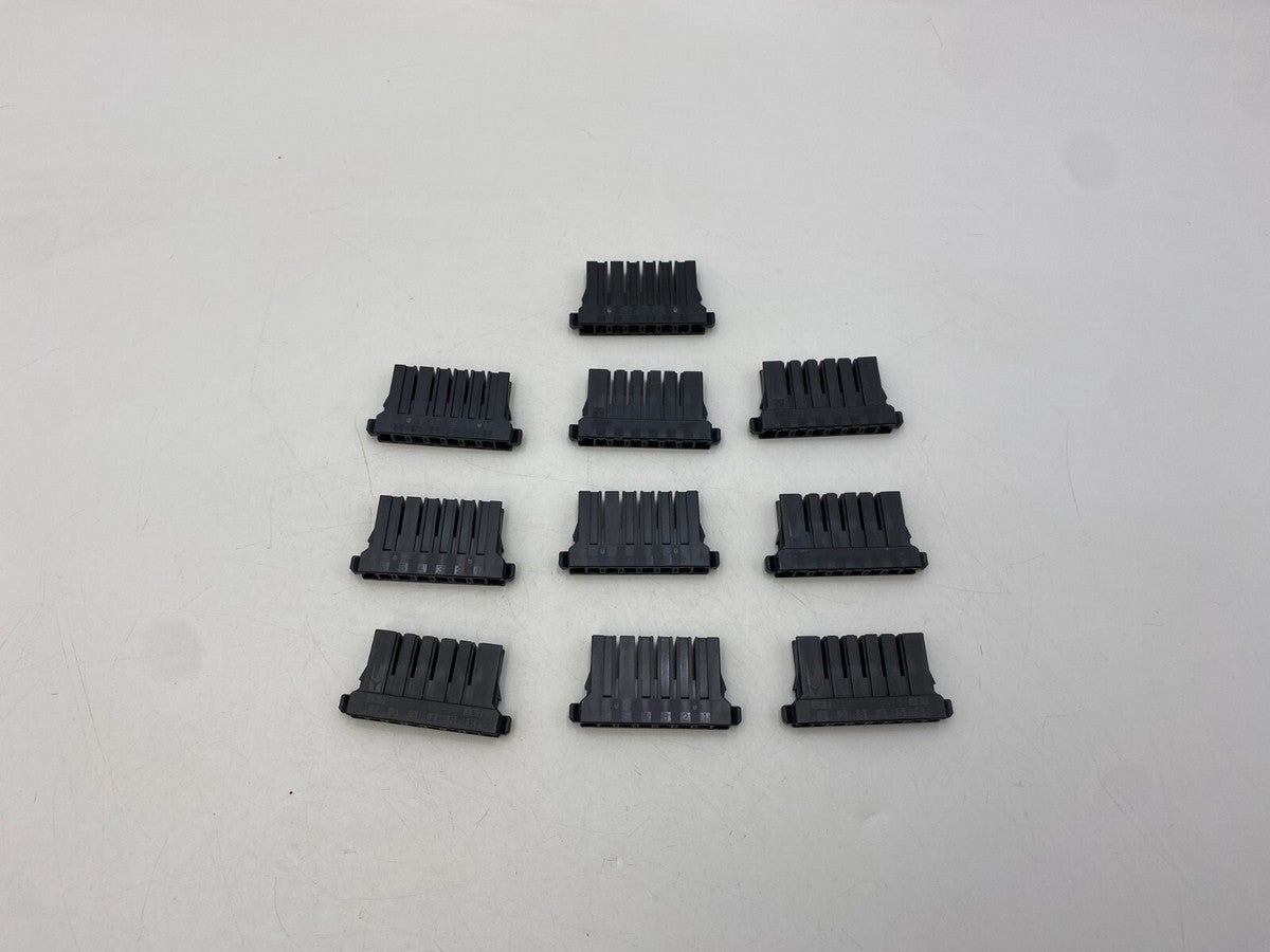 10Pc JST F32FSS-06V-KY Connector 5.08mm Pitch NOS Black 10 Pieces