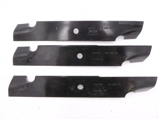3 Pack Bad Boy 48" High Lift Fusion Mower Blades 16.5" L 5/8" Center Hole