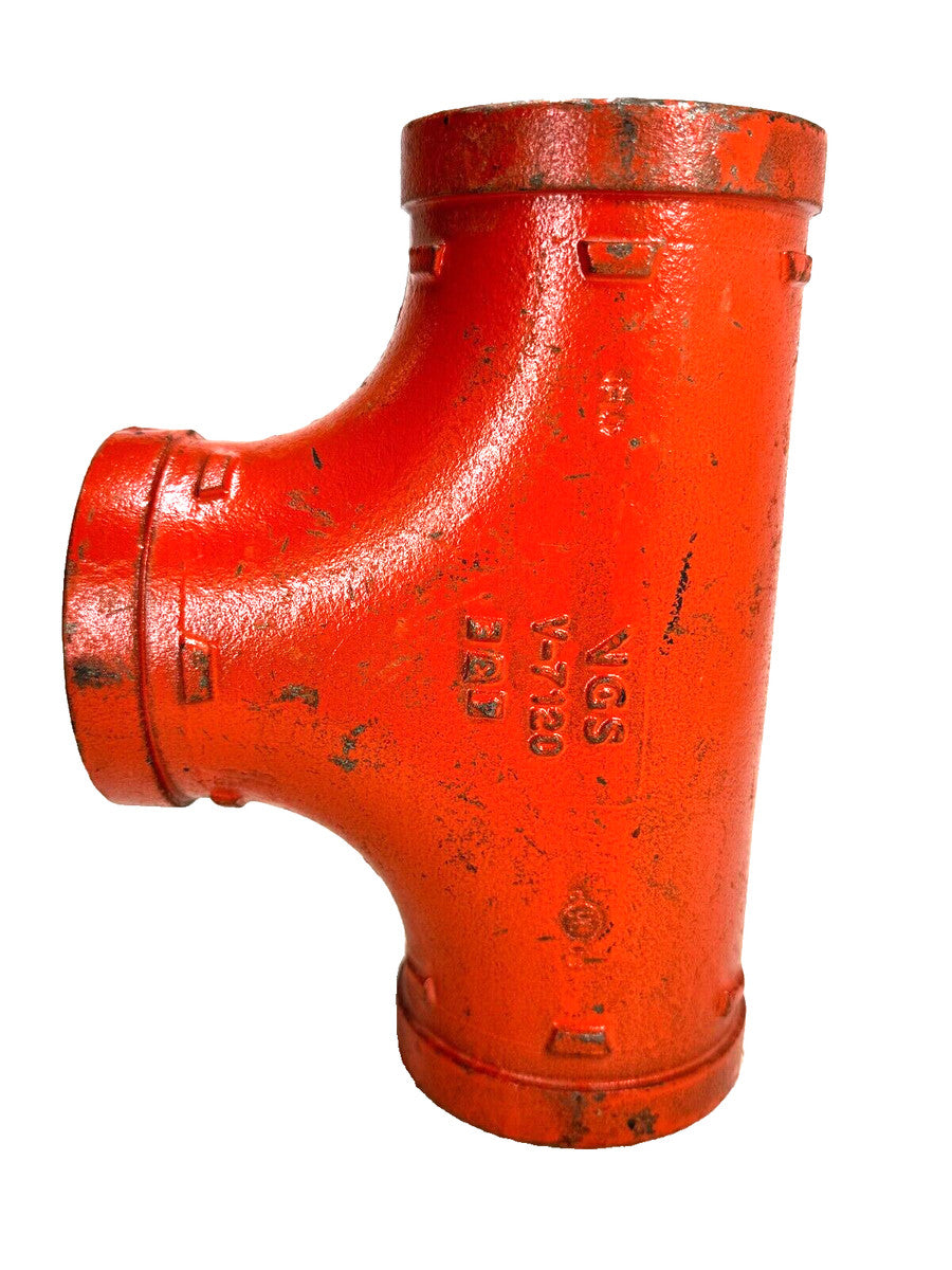 3" VGS Style V-7120 Grooved End Tee Pipe Fitting