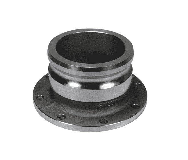 DIXON 400-ALT-AL 4" Aluminum Cam & Groove Adapter x Round Tank Truck Flange