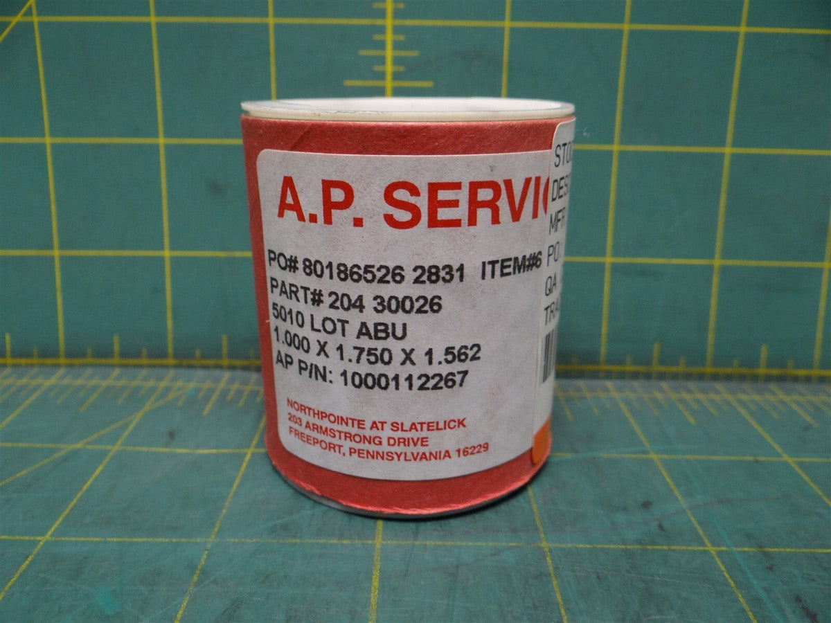 A.P. Services Valve Packing Set PN 4900941562 Style 5010 1" x 1.75" x 1.562"