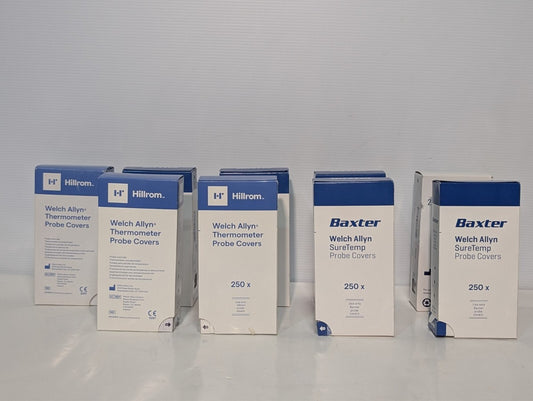 (2250) Welch Allyn Thermometer Probe Covers incl. SureTemp Baxter Hillrom 9x250