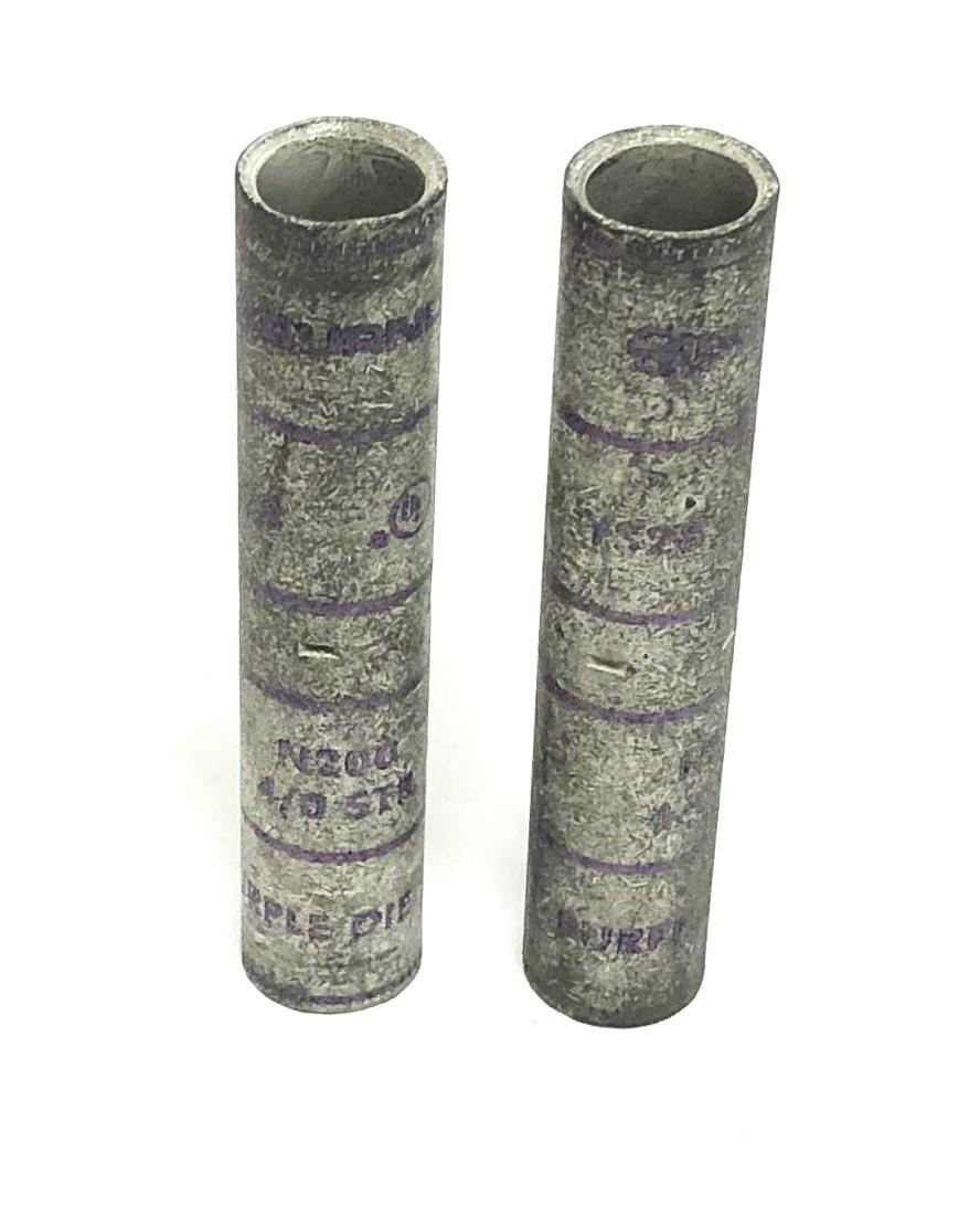 Burandy Y328 Purple Die 15 Compression Butt Splice N200 4/0 STR [Lot of 2] NOS