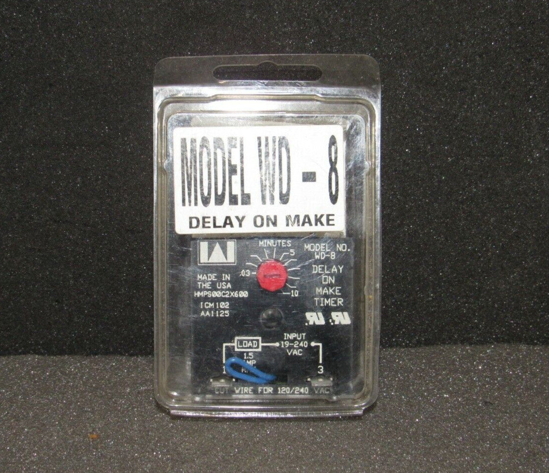 WAGNER WD-8 DELAY ON MAKE TIMER MODULE "NIB" 