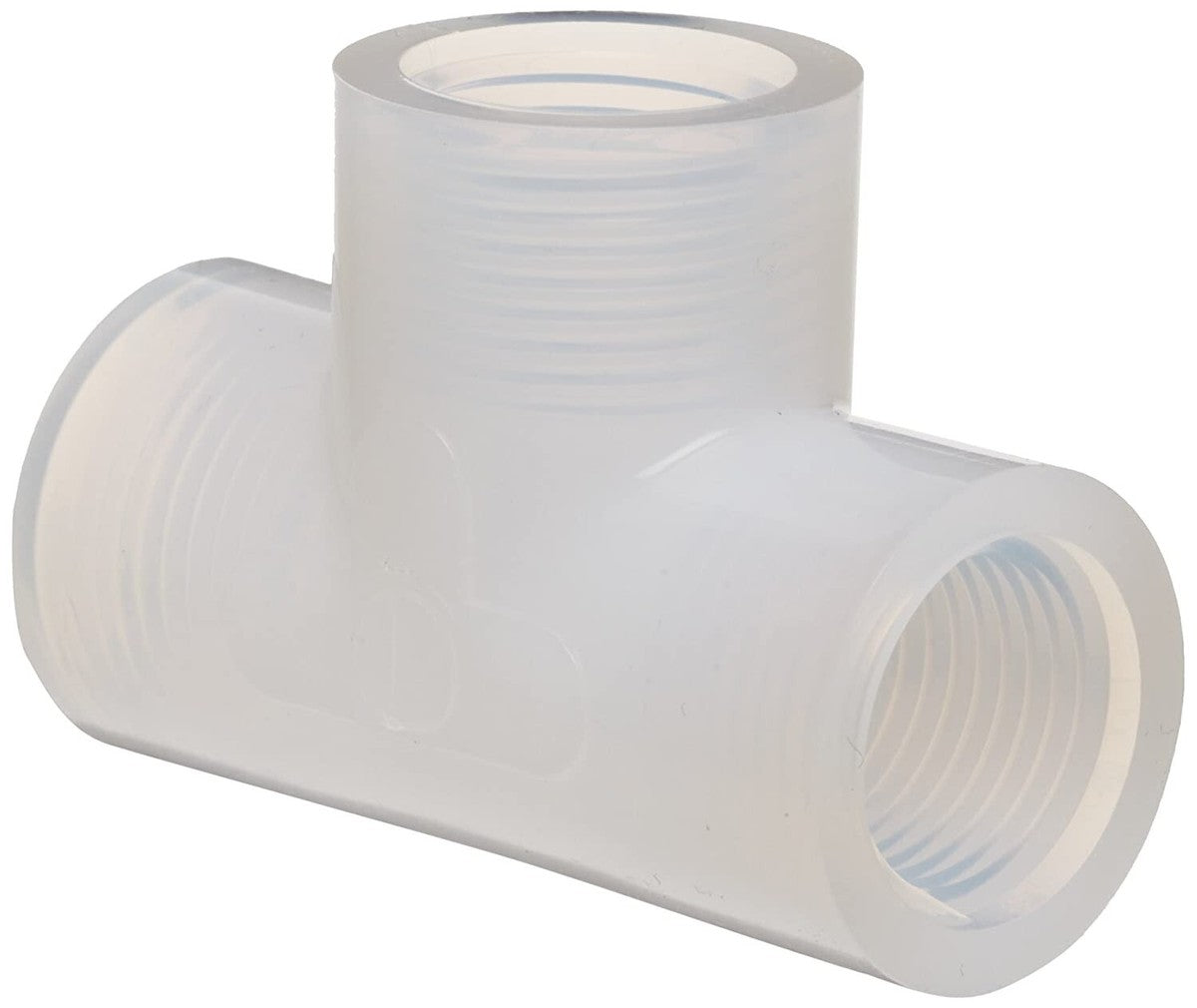 Parker PT-16-P PFA Plumbing Fitting Tee 1" NPT Thread Chemical Sterile Packed