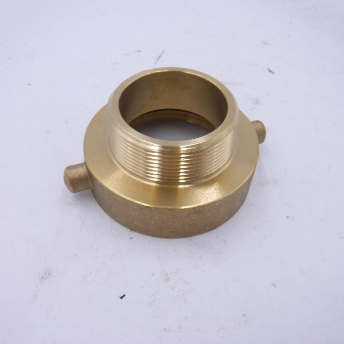 2-1/2" NST Female x 2" NPT Male Brass Fire Hydrant Adapter w/Pin