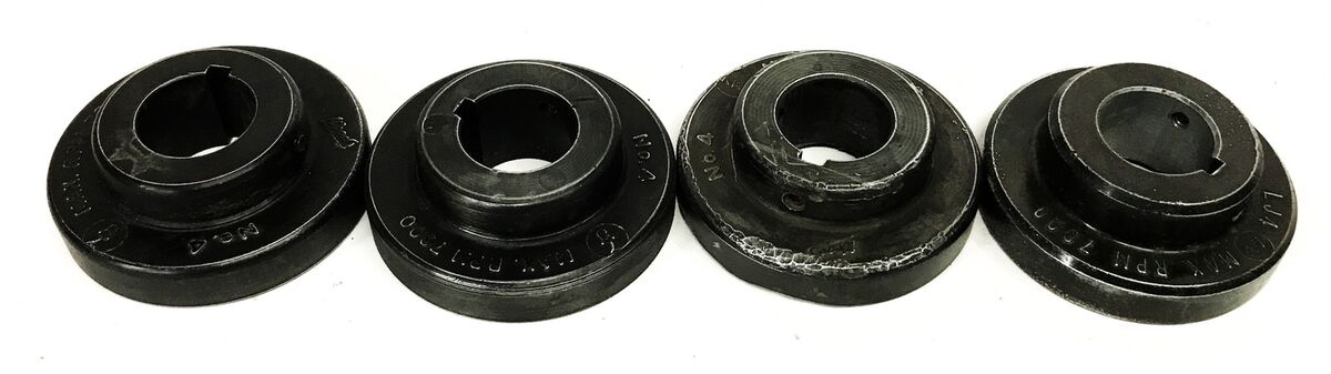 TB Woods Black Oxide Sleeve Coupling Flange 4J-7/8 [Lot of 4] NOS