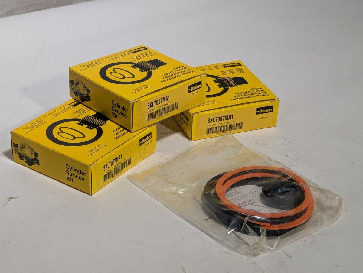 (3) Parker SKL7007MA1 Seal kit 4" Bore 1" Rod