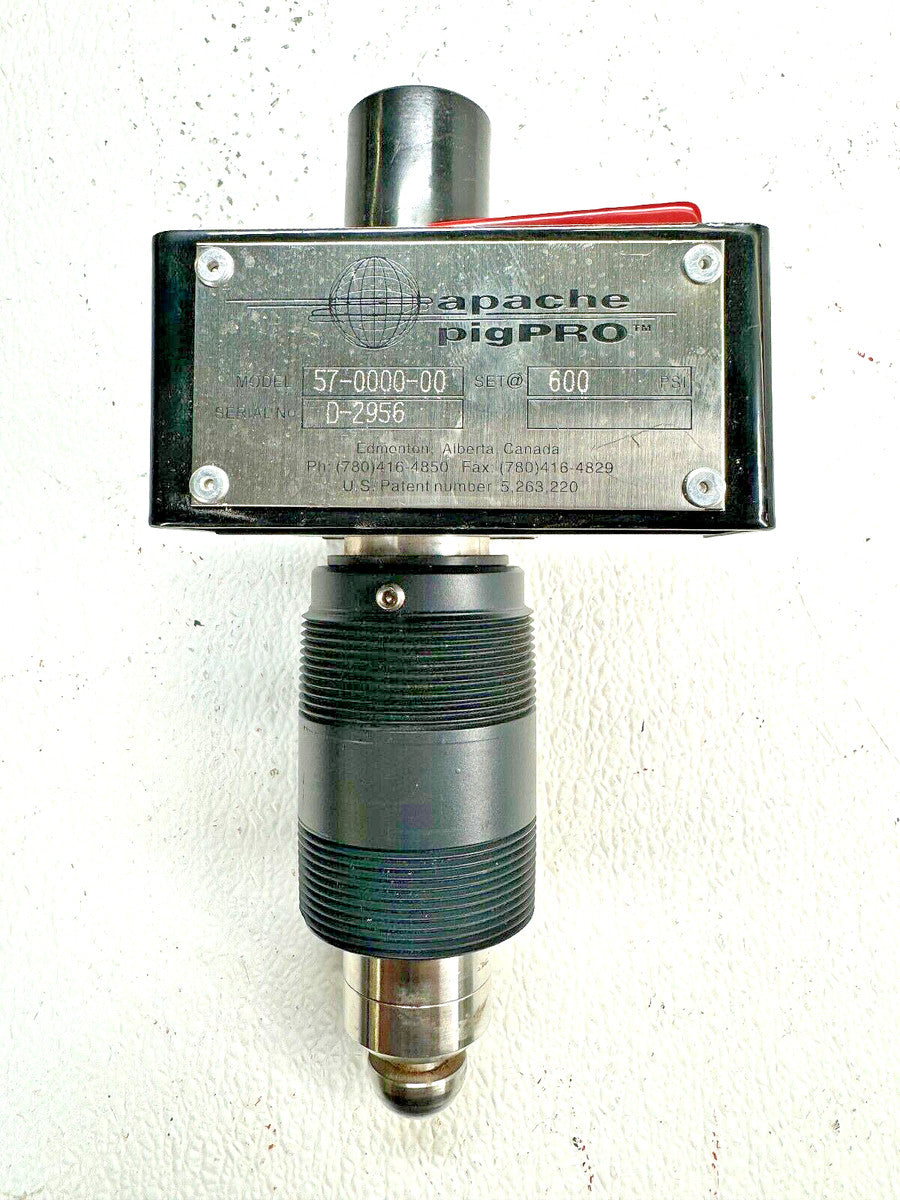 APACHE PIG PRO Series 57 Model 57-0000-00 Pig Passage Indicator Set at 600 psi