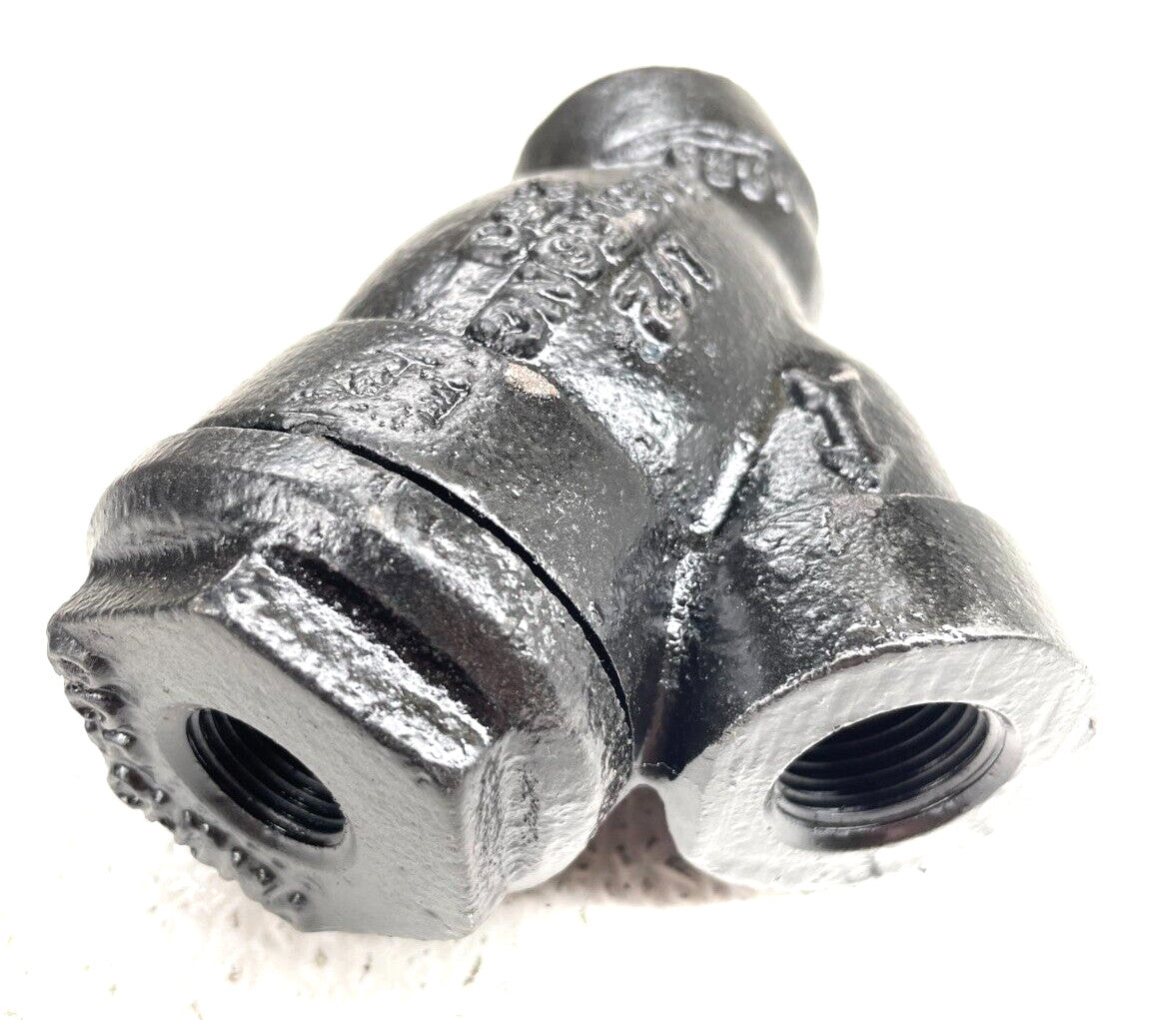 ARMSTRONG Cast Iron Y Strainer 1/2" NPT 250-SWP / 400-WOG  / 3/64" Perf. Screen