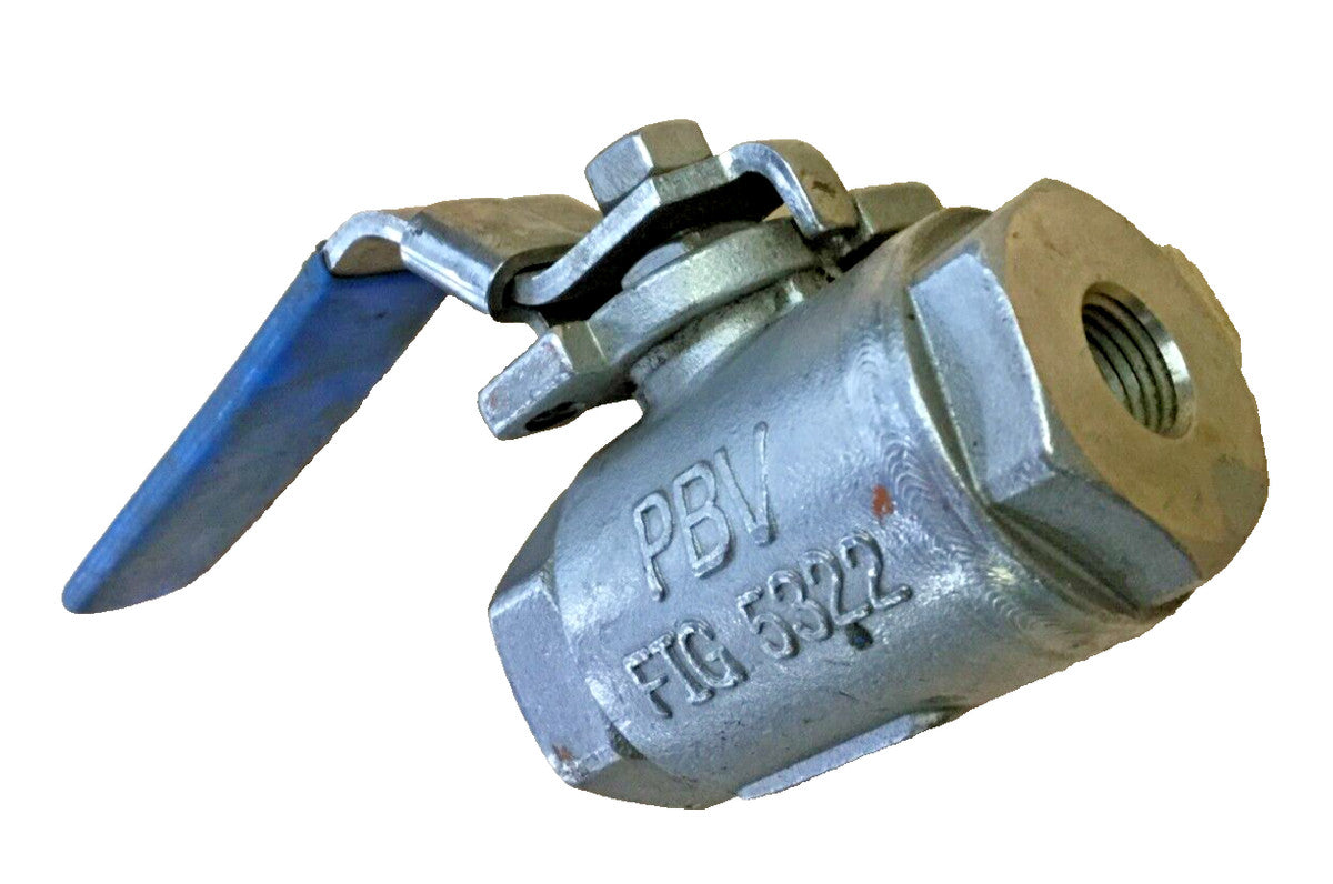 PBV S5322-38-3600-GL CF8M Stainless Ball Valve 1/4" NPT Class 900 (2160-psi), FP