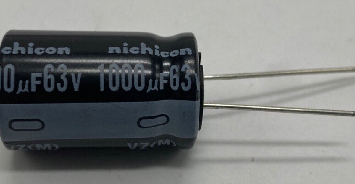 Nichicon UVZ1J102MHD electrolytic capacitor radial lead 1000uf/63V