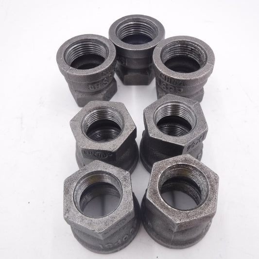 7 Pack 1" x 3/4" Female NPT Bell Reducer 500 PSI