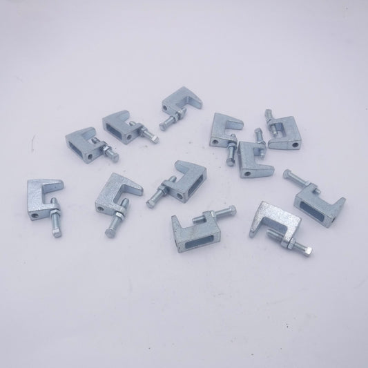 12 Pack Caddy 310 Univ Beam Clamp Electrogalvanized 3/8" Rod 1-1/4" Max Fla