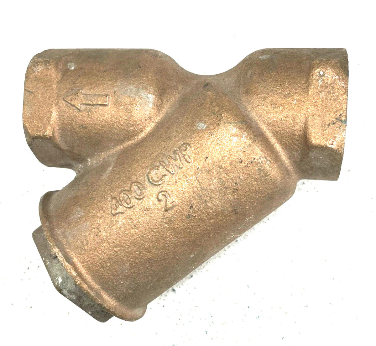 APOLLO Bronze Y Strainer 2" NPT Thread Ends 400 Psi WOG 20-Mesh Screen LEAD FREE