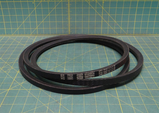 2900mm Length C15 Power Transmission V-Belt, 16.33mm Top Width, 13mm Height
