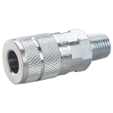 Speedaire 30E745 Coupler Body,(M)Npt,3/8,Steel