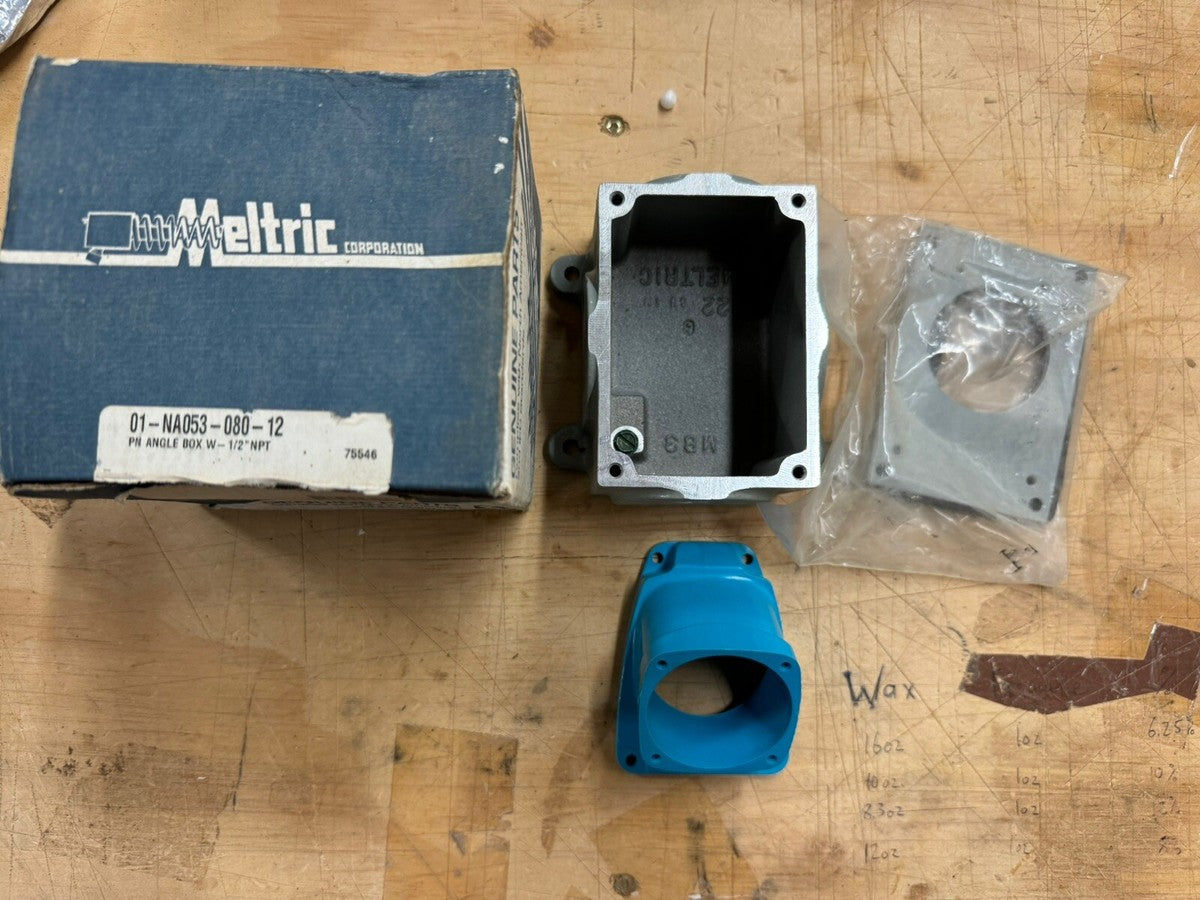 MELTRIC 01-NA053-080-12 PN Angle Box with 1/2” NPT PN20